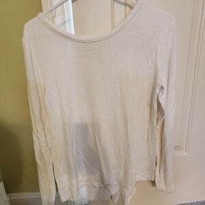 ZYIA White Long Sleeve Tee